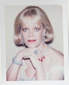 Vintage Andy Warhol, Polaroid Photograph of Candy Spelling, 1985