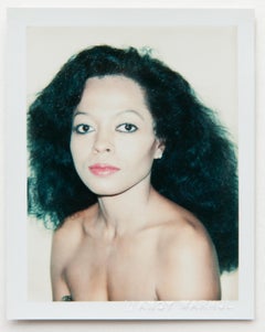 Vintage Andy Warhol, Polaroid Photograph of Diana Ross, 1981