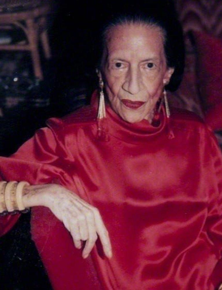 Diana Vreeland - Photograph by Andy Warhol