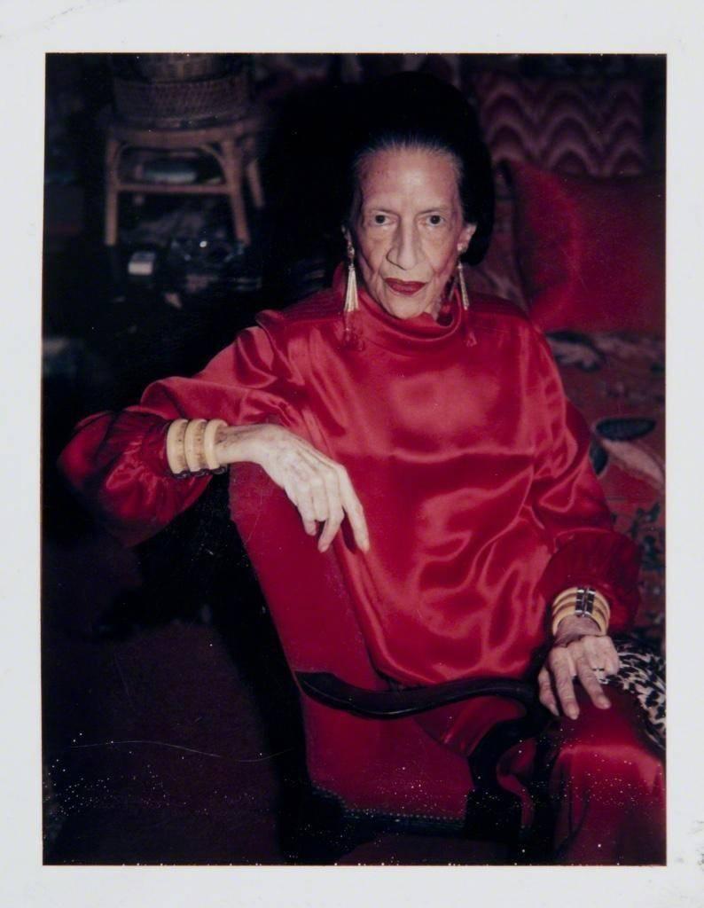 Andy Warhol, Polaroid Photograph of Diana Vreeland, 1983