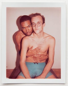 Andy Warhol, Polaroid di Keith Haring e Juan Dubose, 1983
