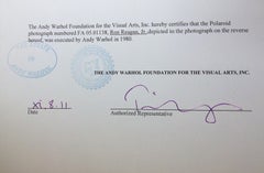 Polaroid Photograph of Ron Reagan, Jr.