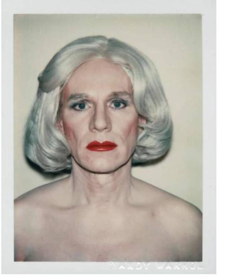 andy warhol self portrait in drag