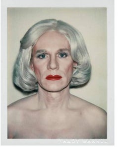 Andy Warhol Polaroid, Self- Portrait in Drag (Andy Warhol in Drag), 1981