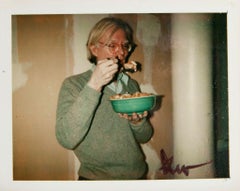 Andy Warhol, Self-Portrait Polaroid Photograph, Andy Eating, 1970