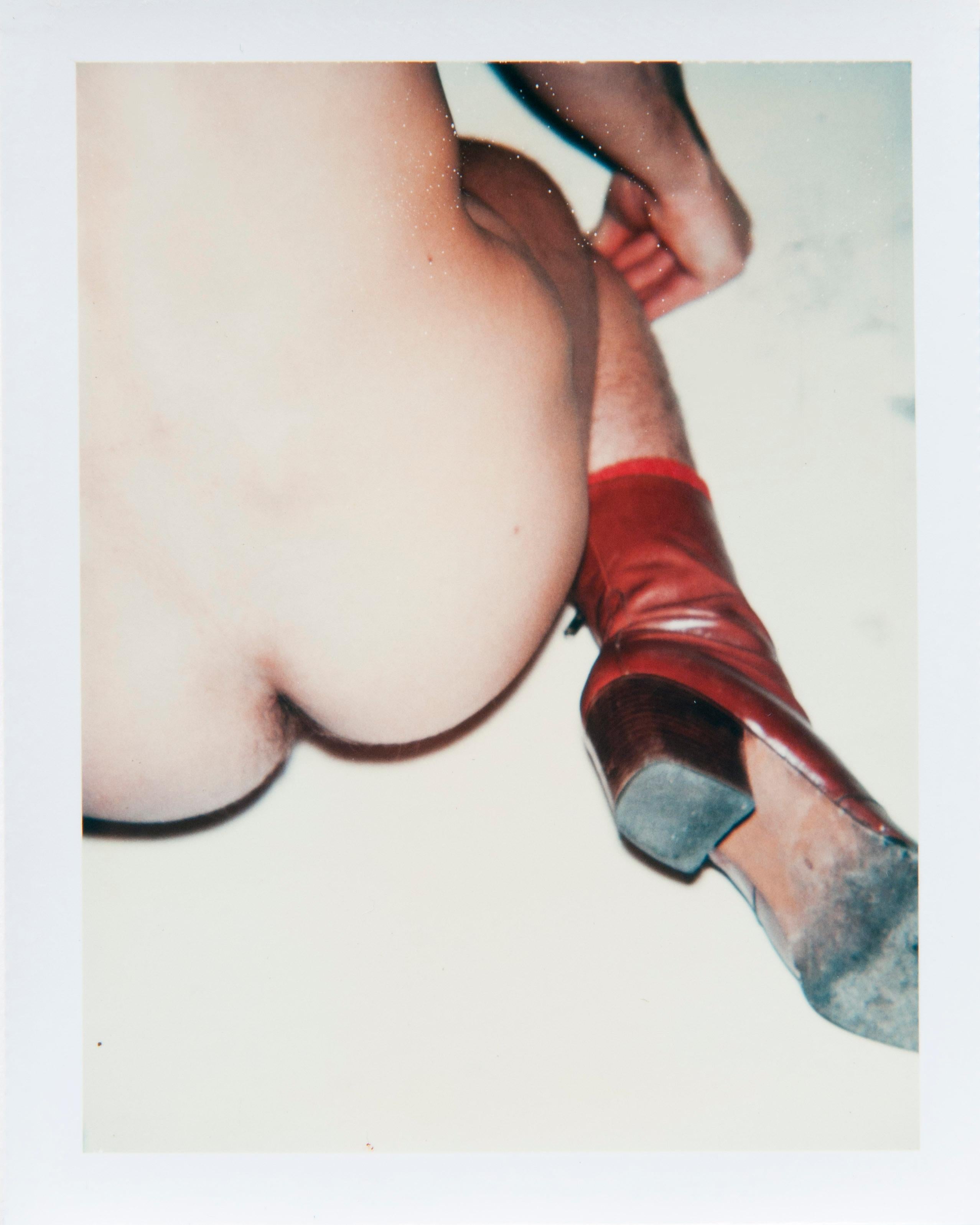 Andy Warhol polaroid photograph from the Sex Parts 
Torsos series depicting a nude man. 

Warhol
s studio assistant Victor Hugo was responsible for recruiting subjects for Warhol’s Sex Parts prints and Torso painting series. According to Ronnie
