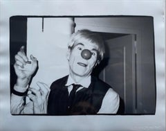 Andy Warhol avec nœud de clown à Zurich