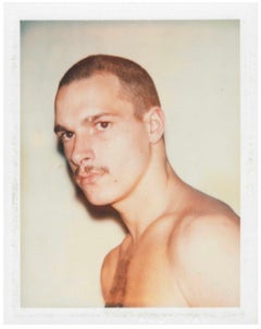 Polaroid „Young Moustache“ von Andy Warhol:: 1977