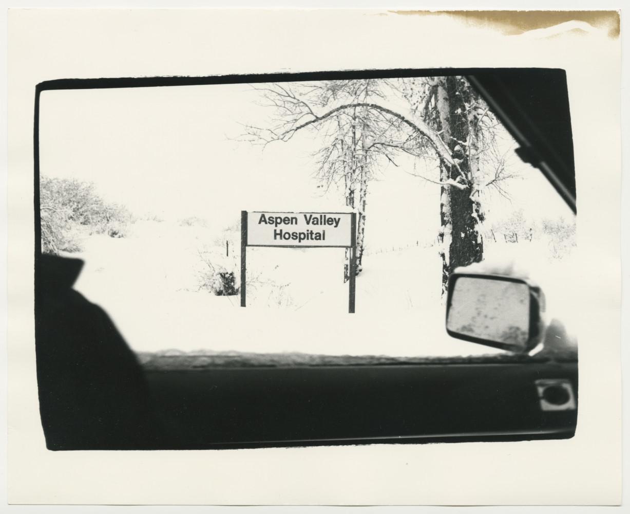Andy Warhol Black and White Photograph - Aspen Valley Hospital