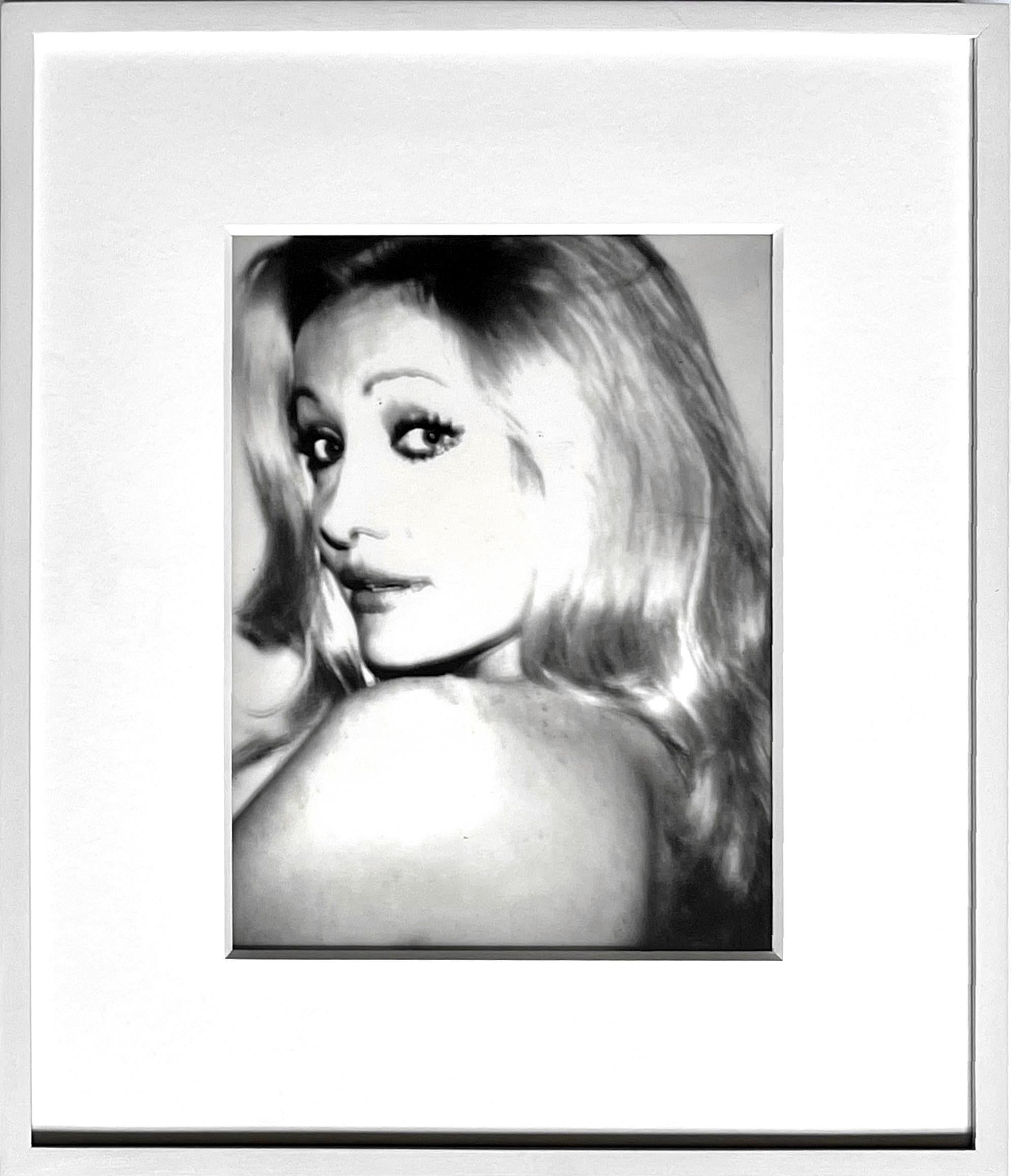 Portrait Photograph Andy Warhol - Baroness de Waldner - acétate unique d'actrice brésilienne, avec provenance 