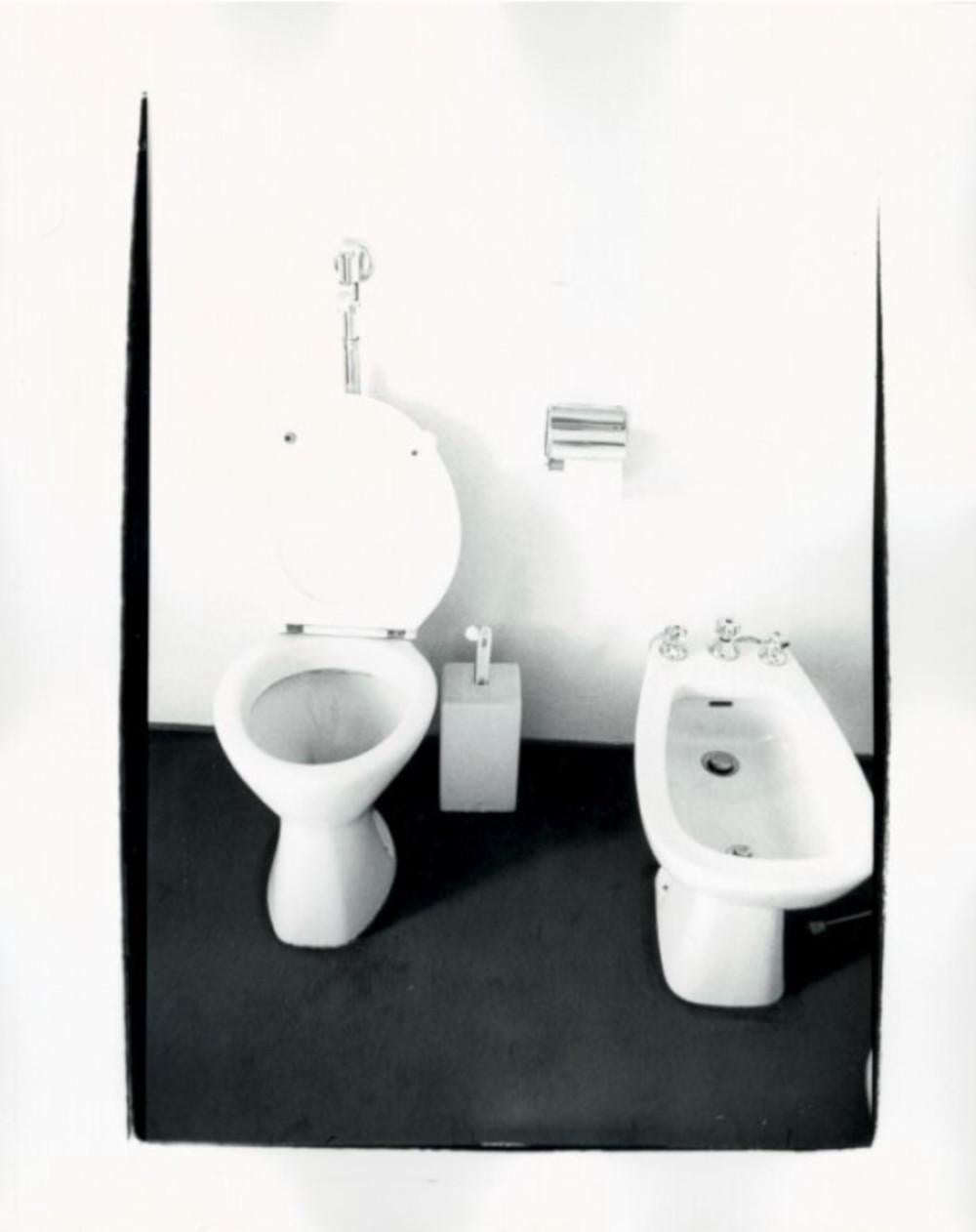 Andy Warhol Black and White Photograph - Bathroom