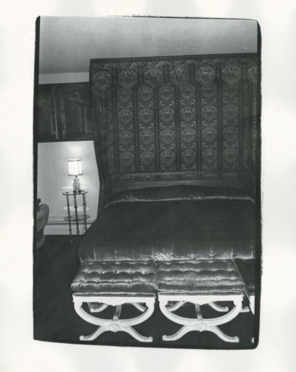 Andy Warhol Black and White Photograph - Bedroom