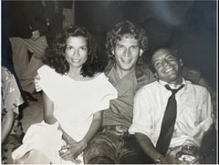 Bianca Jagger, Rex Smith und Steve Rubell