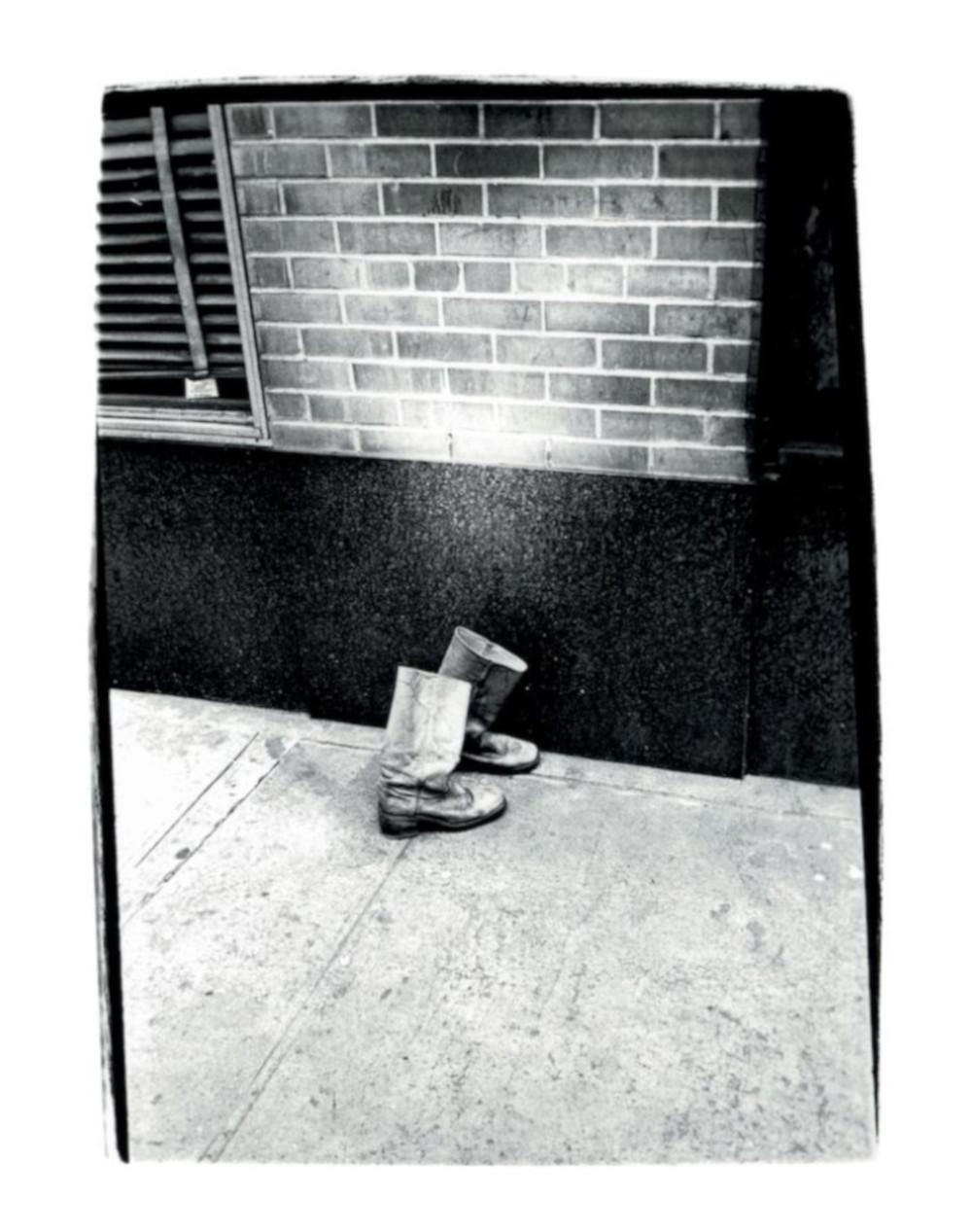 Andy Warhol Black and White Photograph - Boots