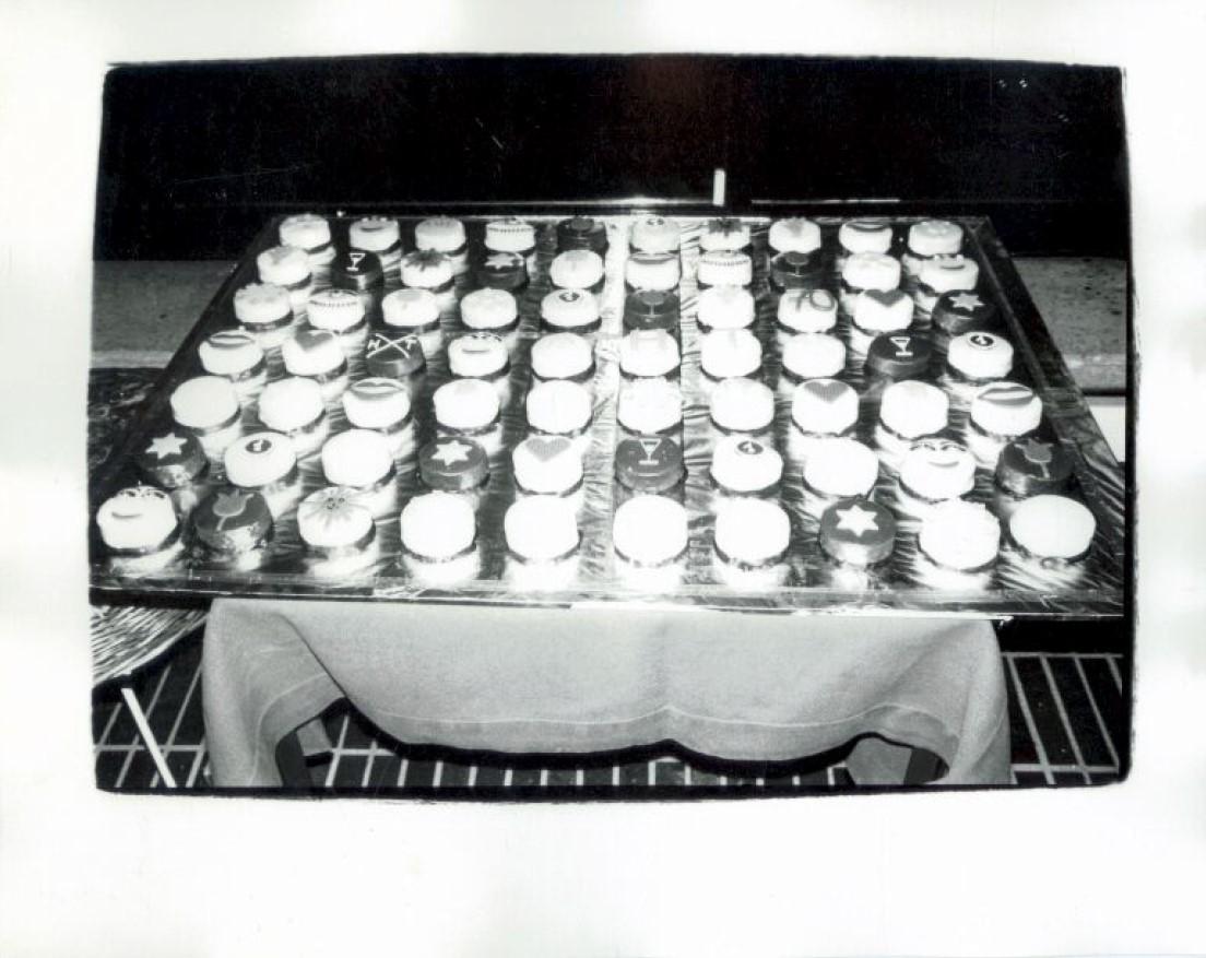 Andy Warhol Black and White Photograph - Cake