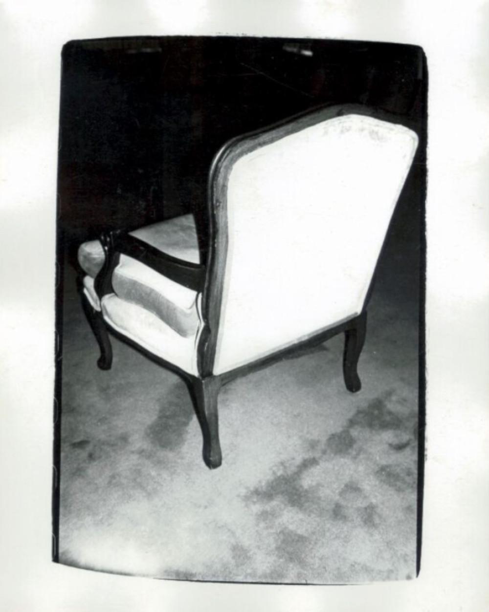 Andy Warhol Black and White Photograph - Chair
