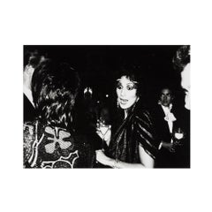 "Cher (Candid)" gelatin silver print, 1981, framed, unique photograph