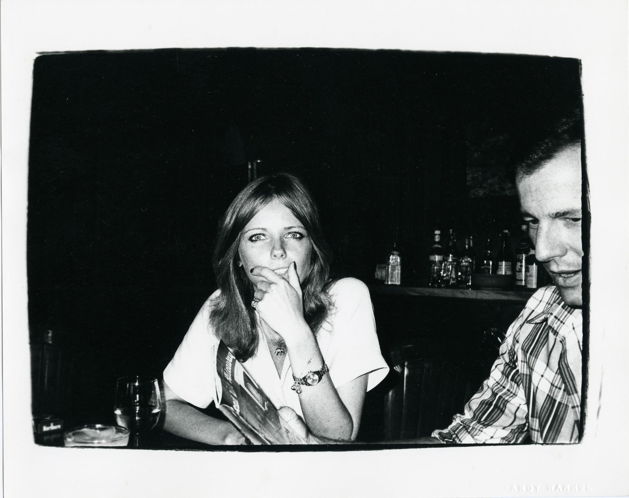 Andy Warhol Black and White Photograph - Cheryl Tiegs and Peter Beard