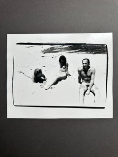 Chris Makos, Pat Cleveland and Jon Gould in Montauk