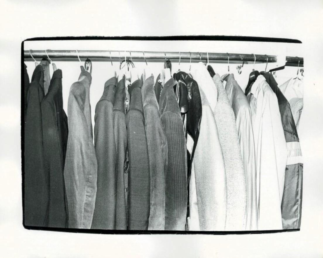 Andy Warhol Black and White Photograph - Coats