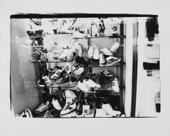Gelatin silver print of Shoes by Andy Warhol