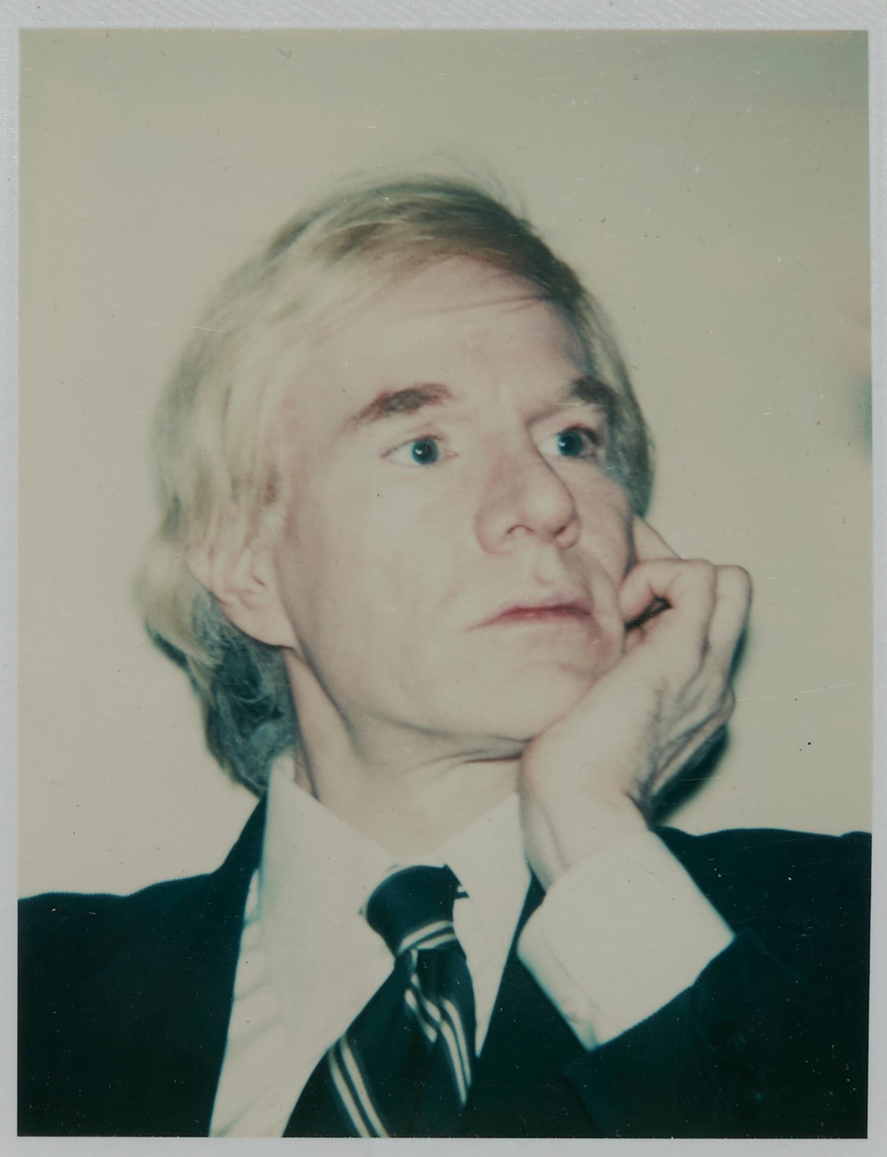 Color Polaroid Self-Portrait by Andy Warhol