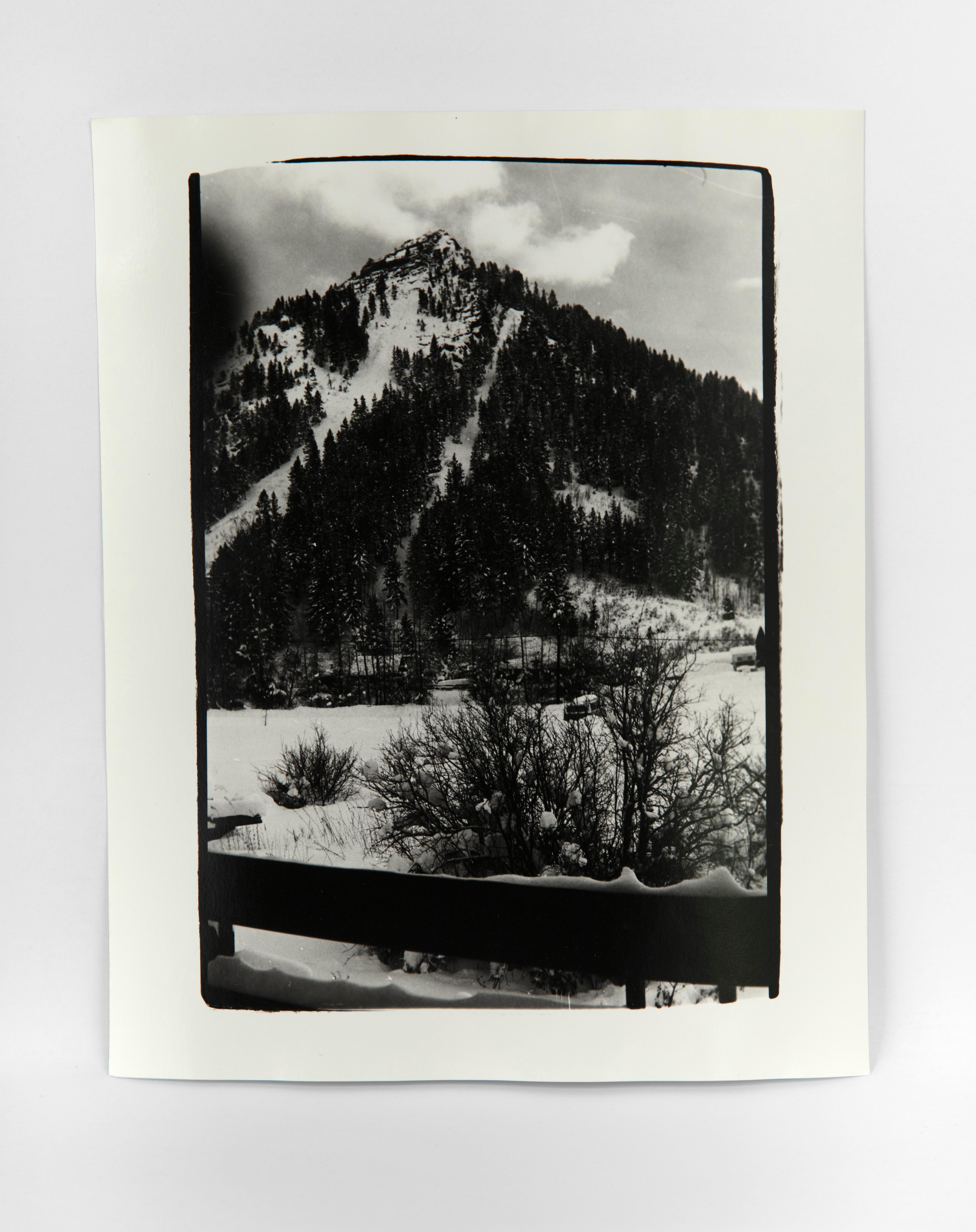 Andy Warhol Black and White Photograph – Landschaft von Aspen, Colorado