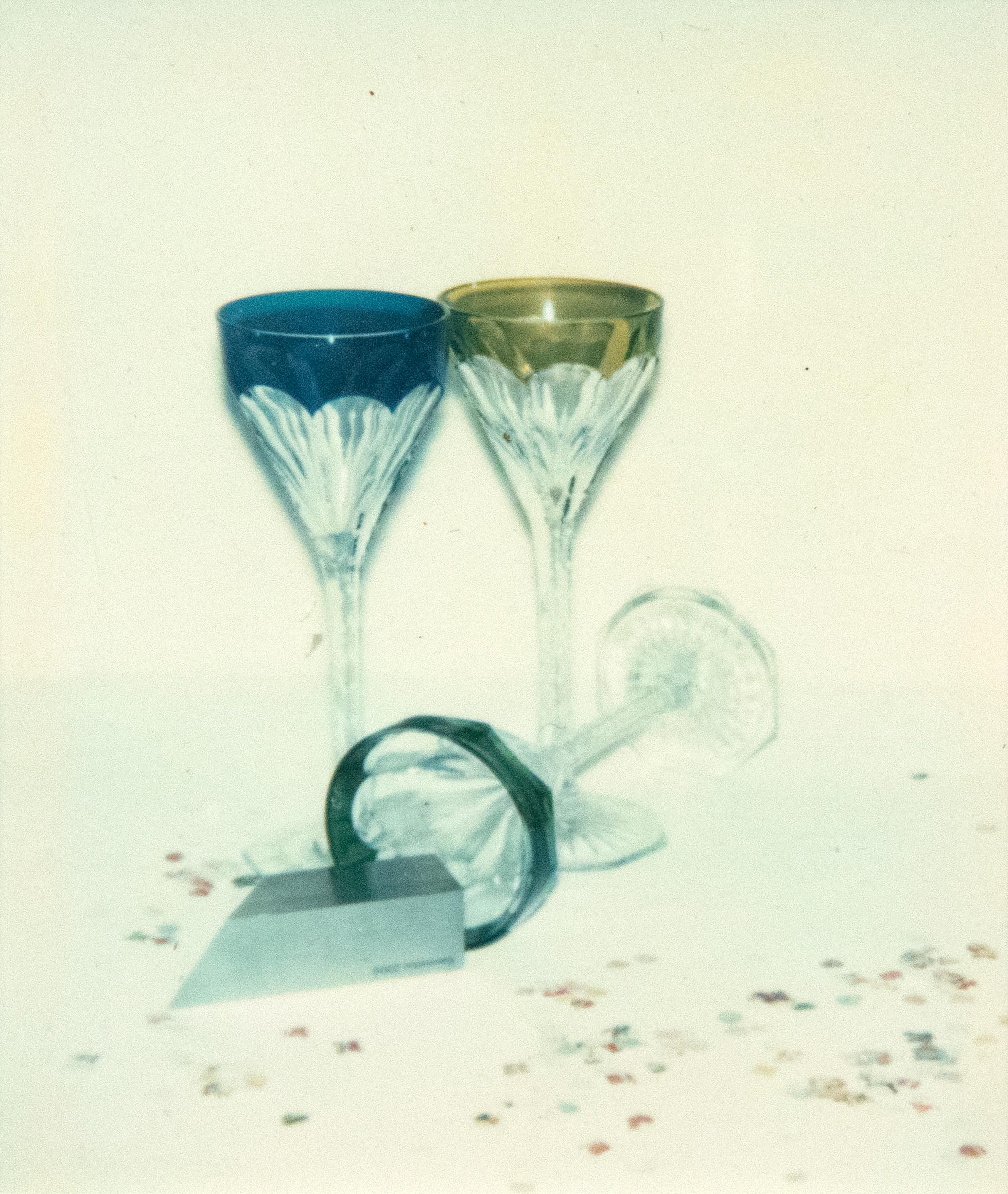 Committee 2000 Champagne Glasses - Photograph by Andy Warhol