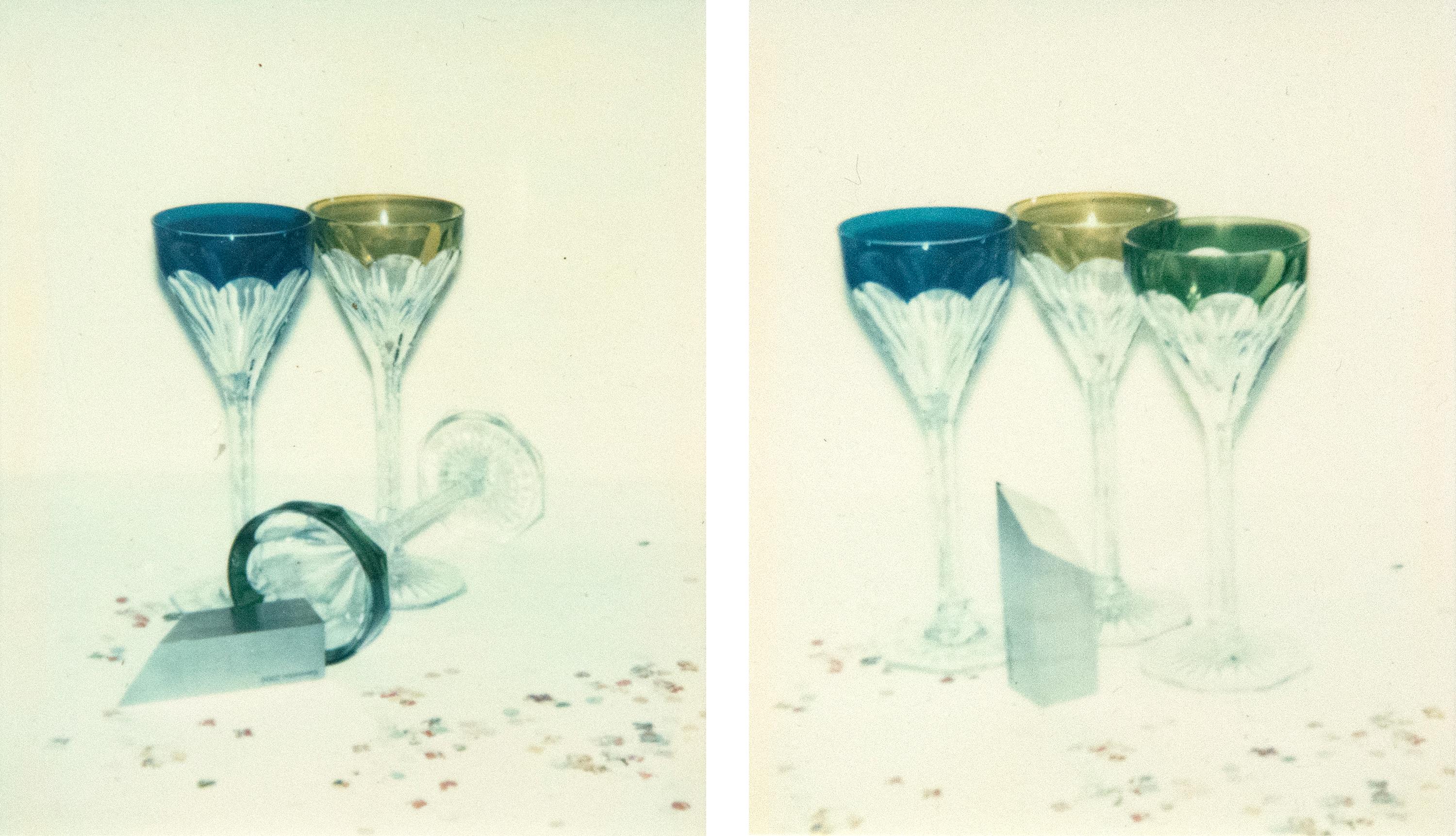 Andy Warhol Color Photograph - Committee 2000 Champagne Glasses