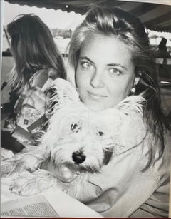 Cornelia Guest with dog