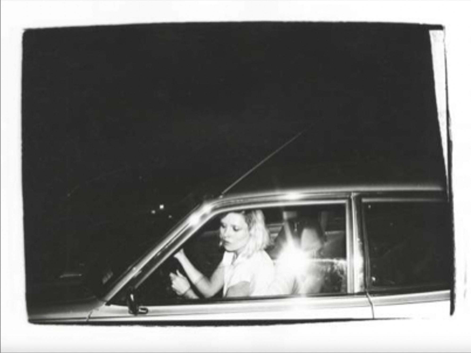 Andy Warhol Black and White Photograph - Debbie Harry Driving