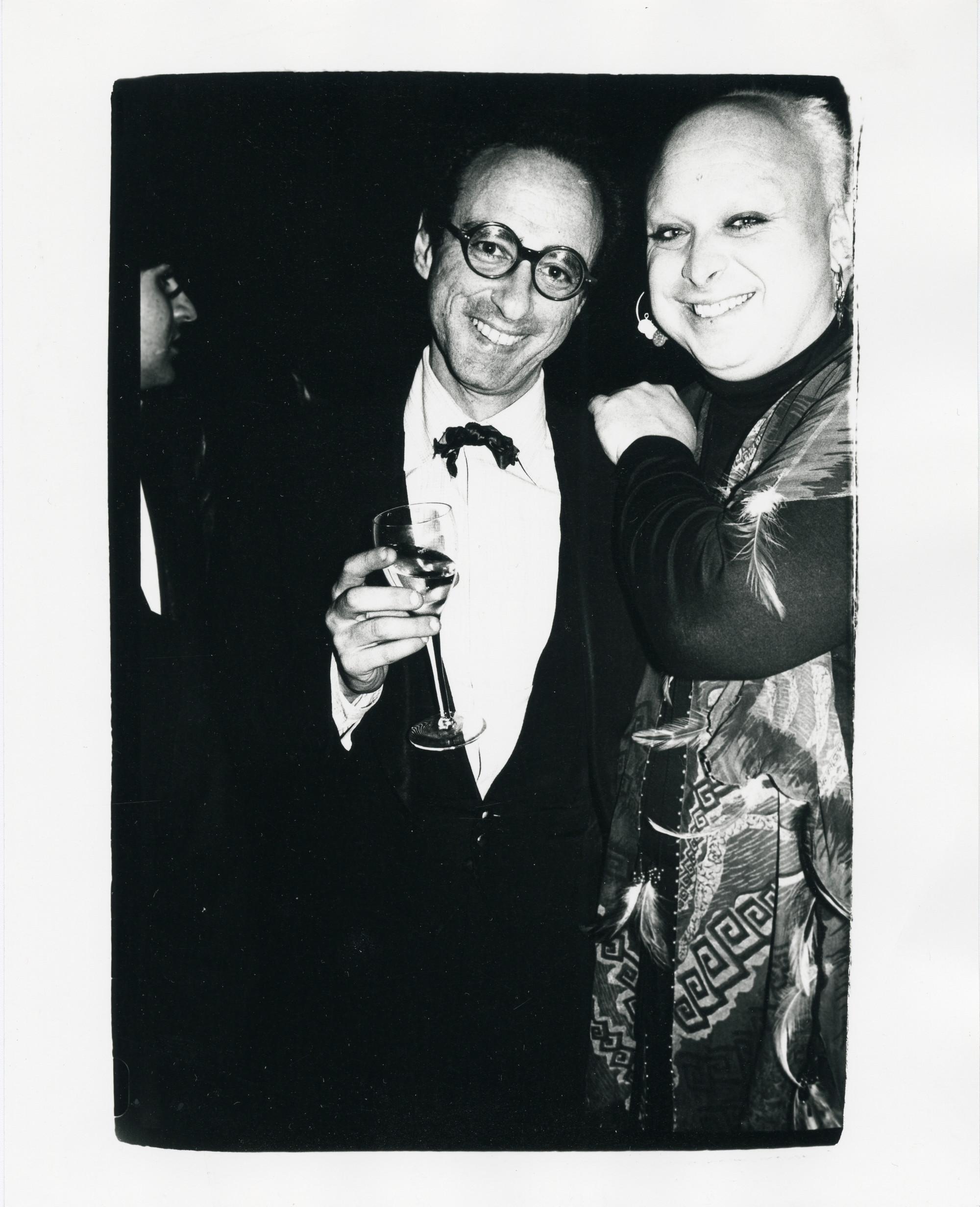 Andy Warhol Portrait Photograph - Divine and Stephen Aronson