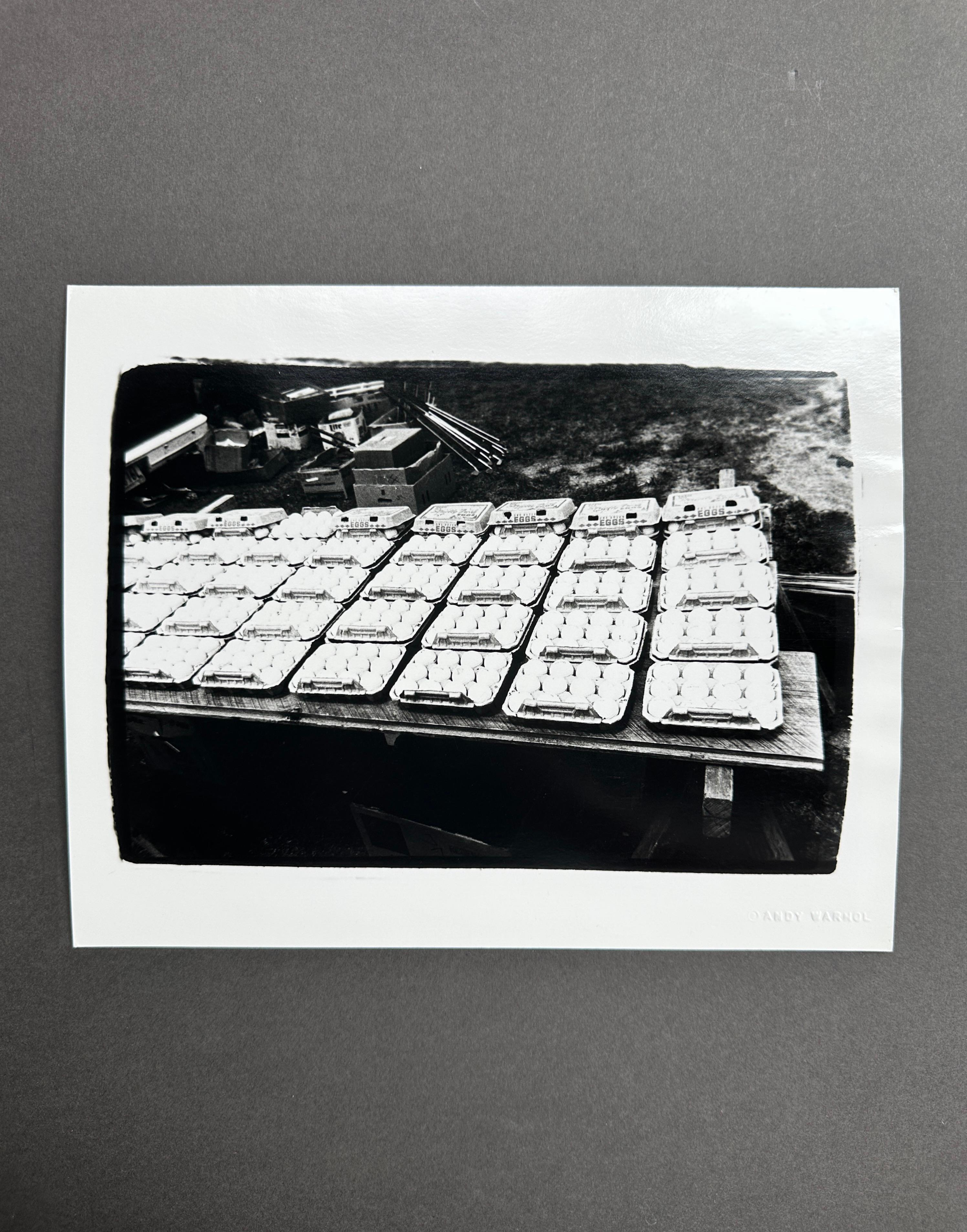 Eggs (Cape Cod, Mashpee Flea Market) - Photograph by Andy Warhol