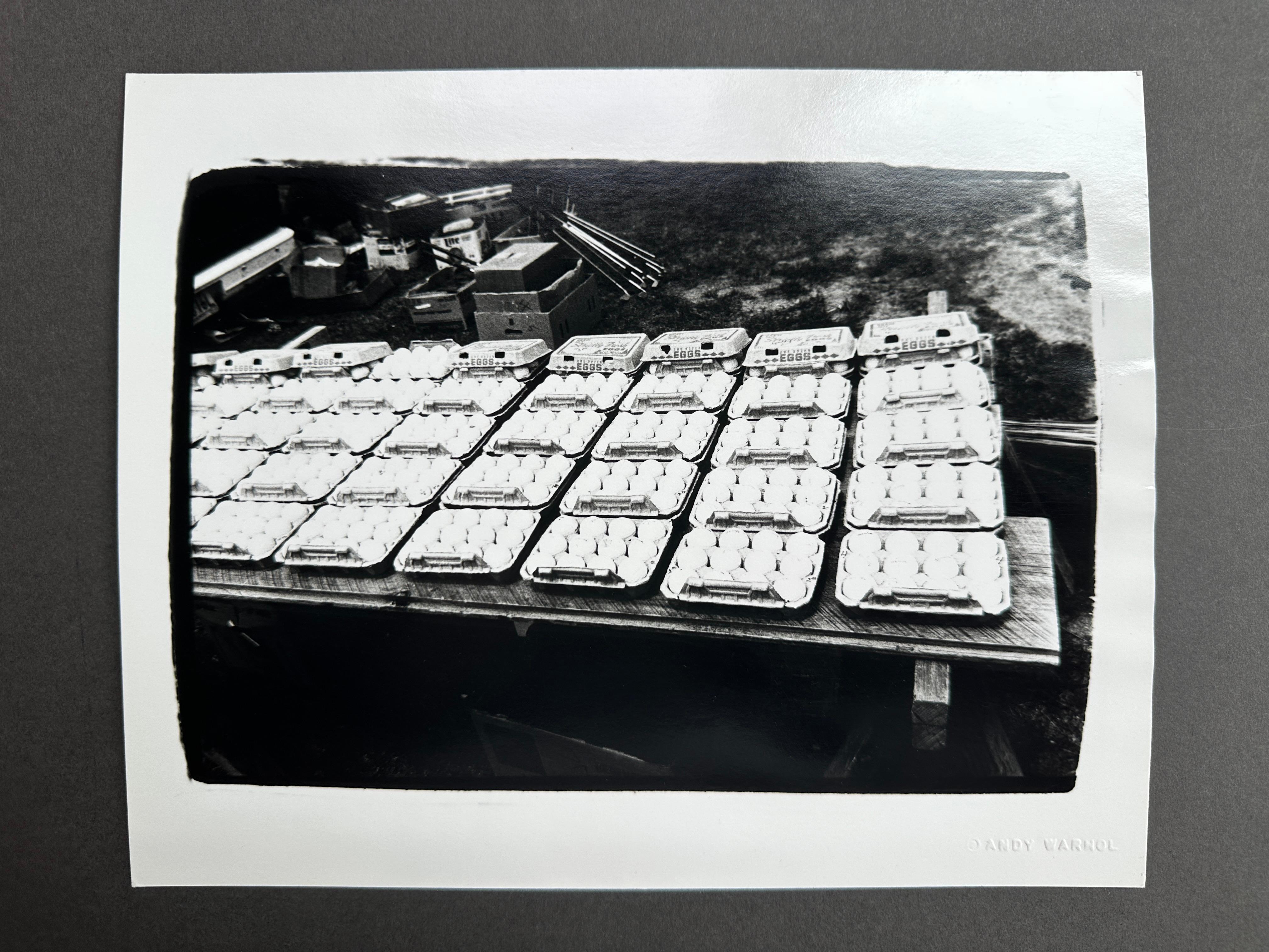 Eggs (Cape Cod, Mashpee Flea Market) - Pop Art Photograph by Andy Warhol