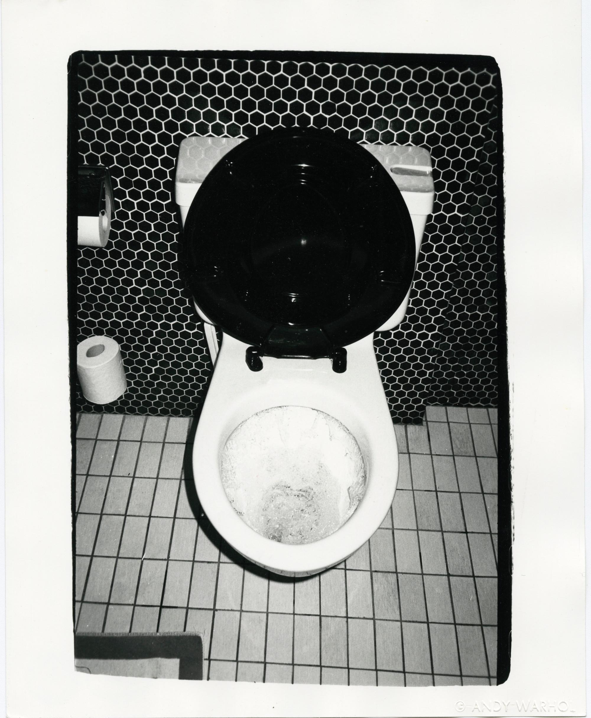 Andy Warhol Black and White Photograph - Toilet / Fountain