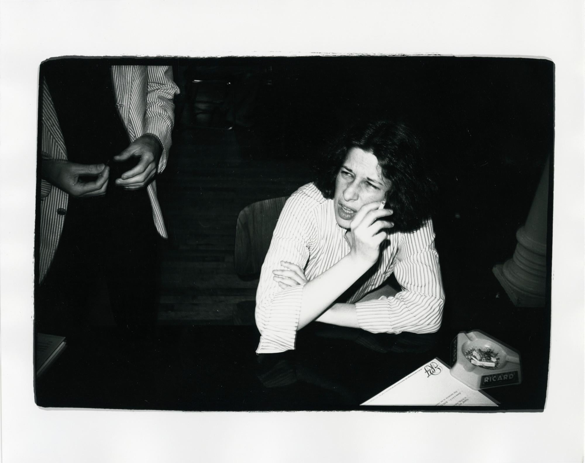 Andy Warhol Portrait Photograph - Fran Lebowitz Smoking