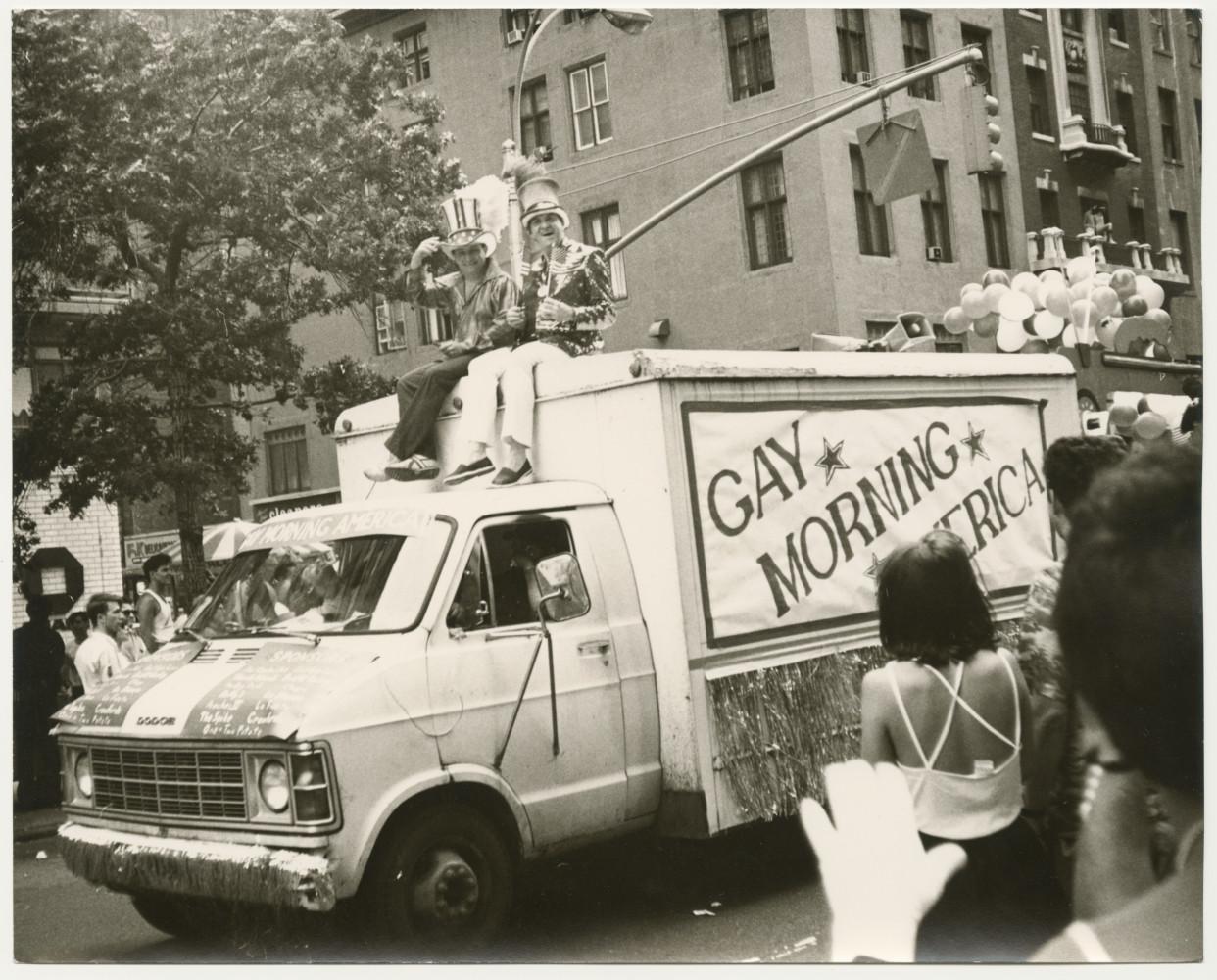 Andy Warhol Black and White Photograph - Gay Pride Parade