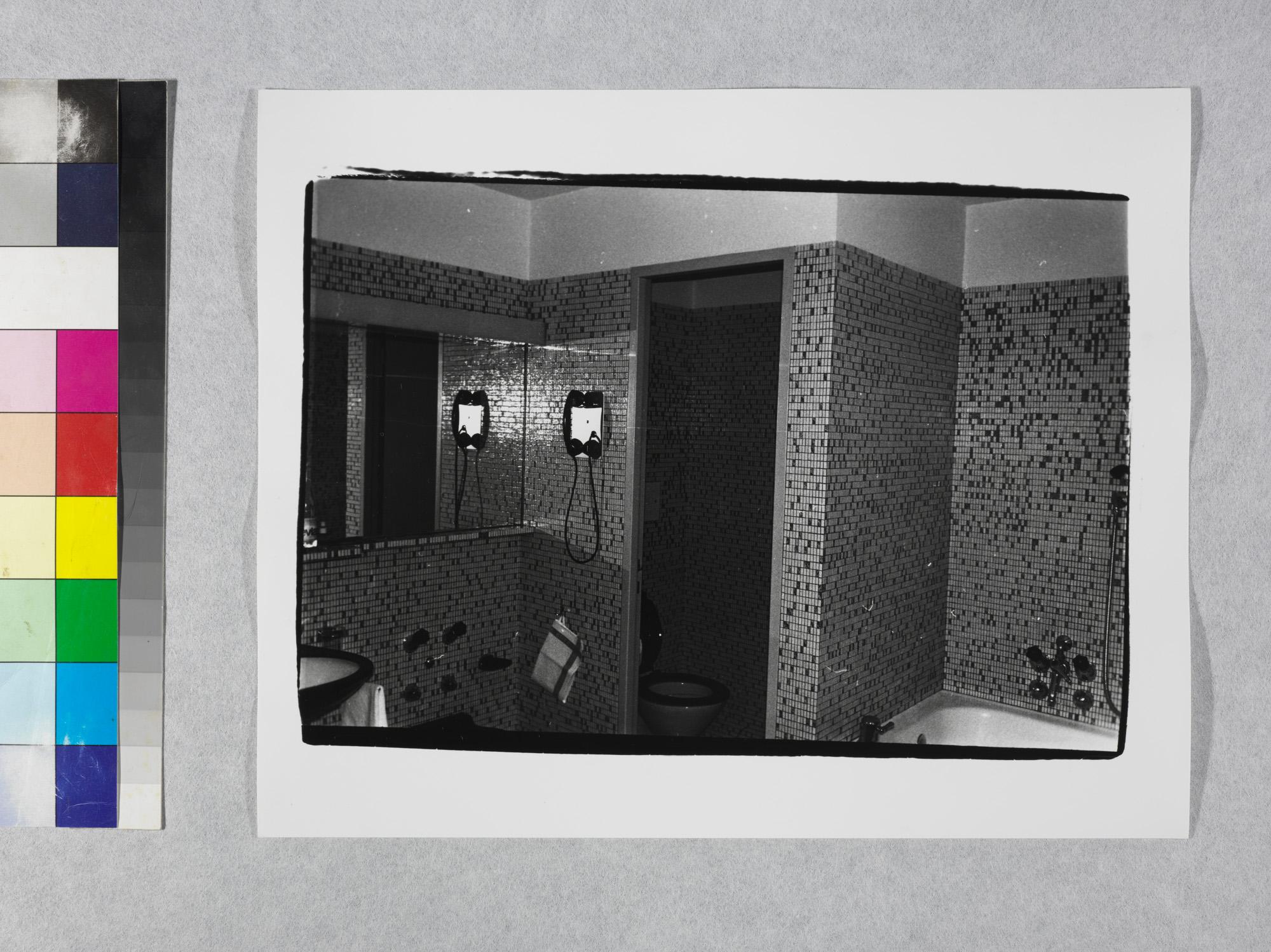 Gelatin silver print of Bathroom by Andy Warhol For Sale 2