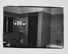 Gelatin silver print of Bathroom by Andy Warhol