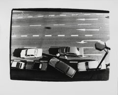 Gelatin silver print of Cars in Parking Lot by Andy Warhol