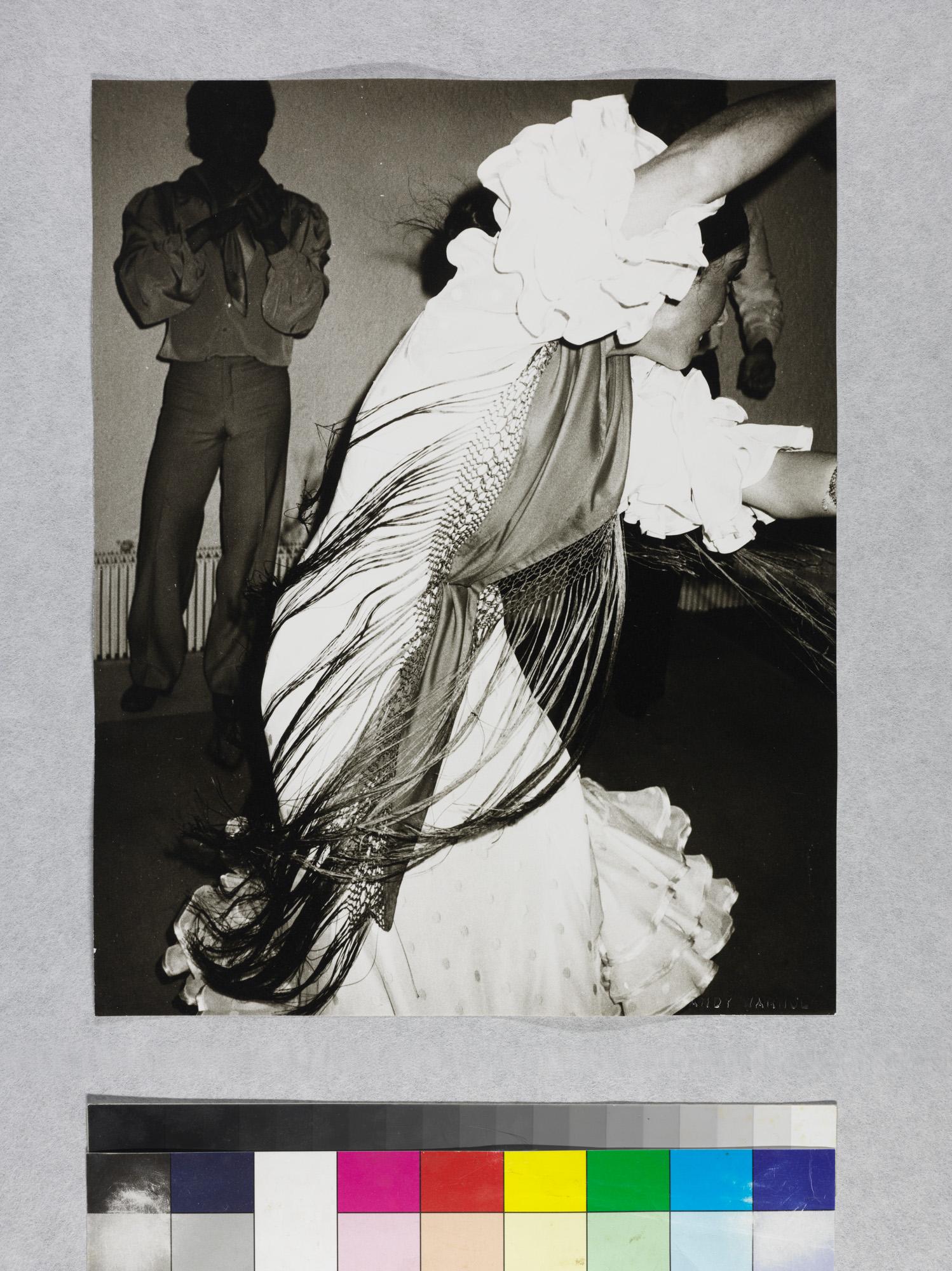 Gelatin silver print of Flamenco Dancer in Spain by Andy Warhol For Sale 2