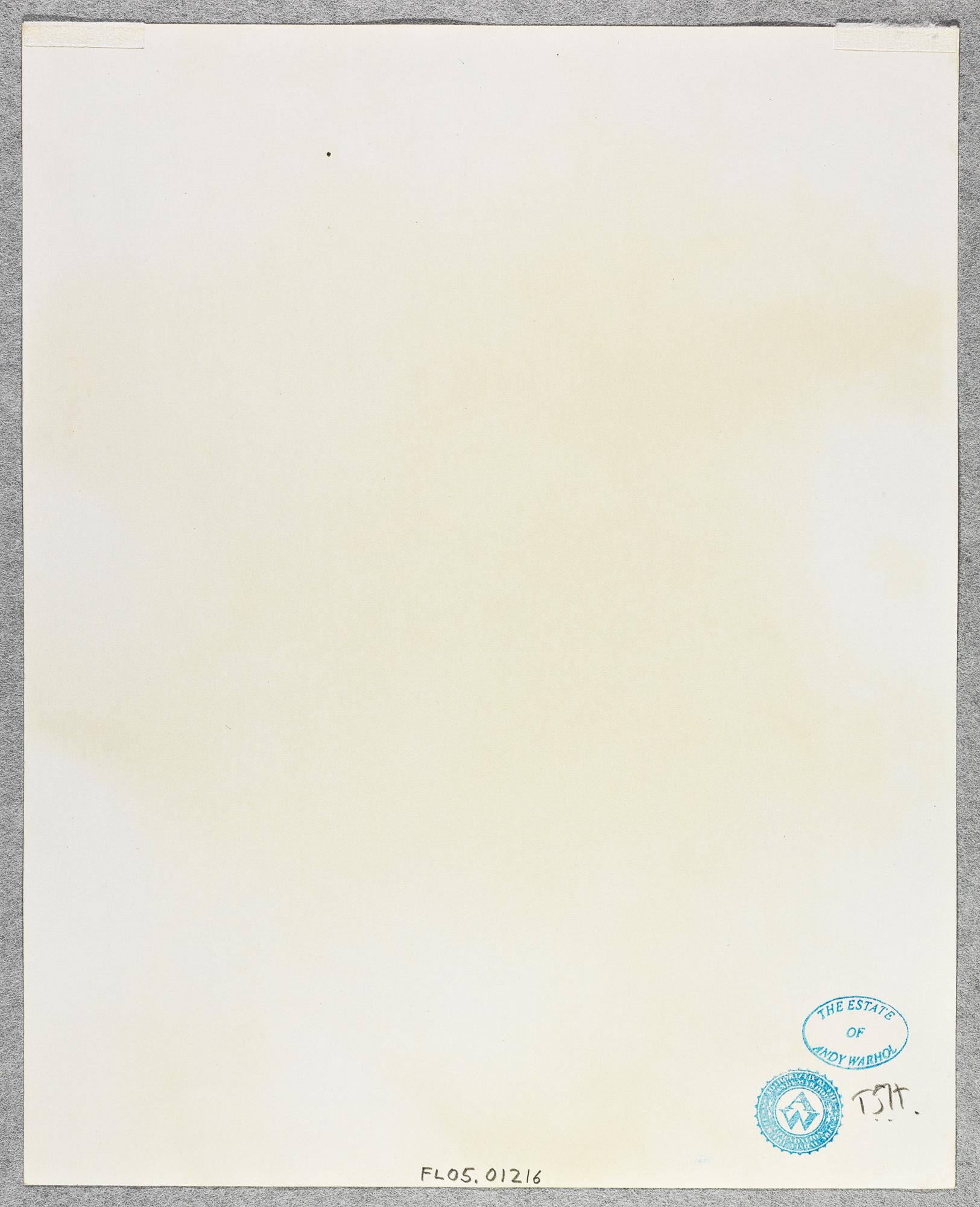Gelatinesilberdruck von Halston Poolside im Beverly Hills Hotel mit Gelatinesilberdruck von Andy Warh – Photograph von Andy Warhol