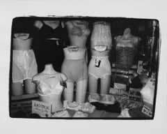 Gelatin silver print of Mannequins in Lingerie Store Window by Andy Warhol