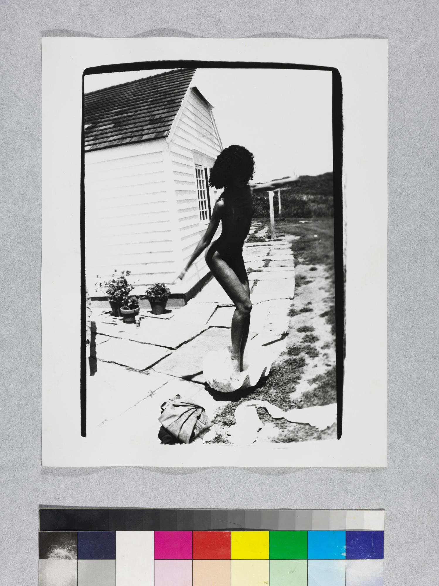 Gelatin silver print of Pat Cleveland in Montauk by Andy Warhol For Sale 1