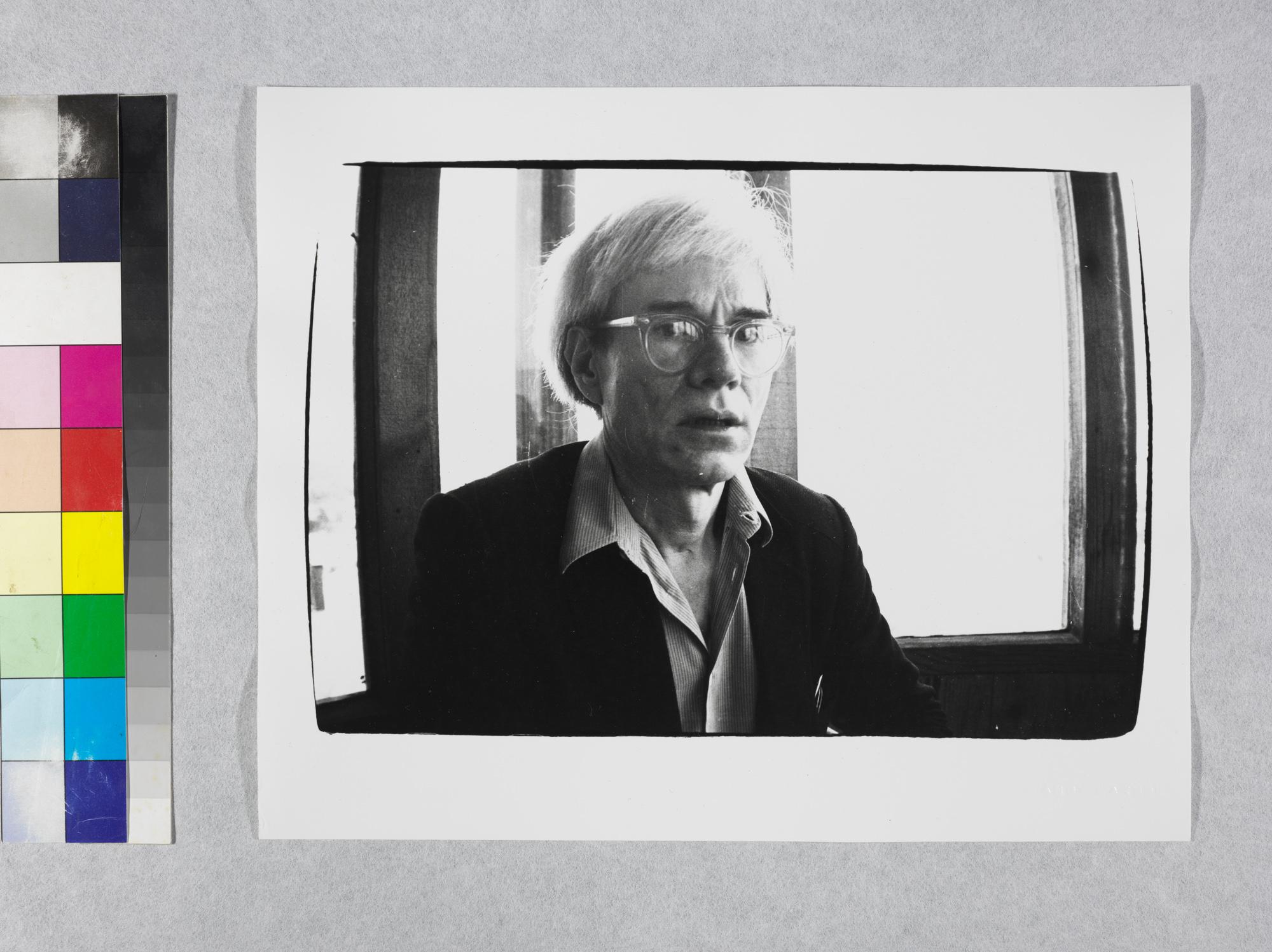 Gelatin silver print of Self-Portrait by Andy Warhol For Sale 2