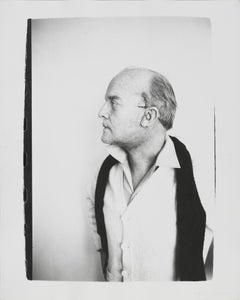Gelatin silver print of Truman Capote by Andy Warhol