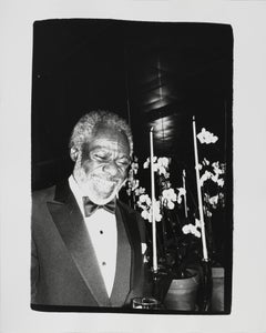 Vintage Gelatin silver print of Unidentified Man in Black Tie by Andy Warhol