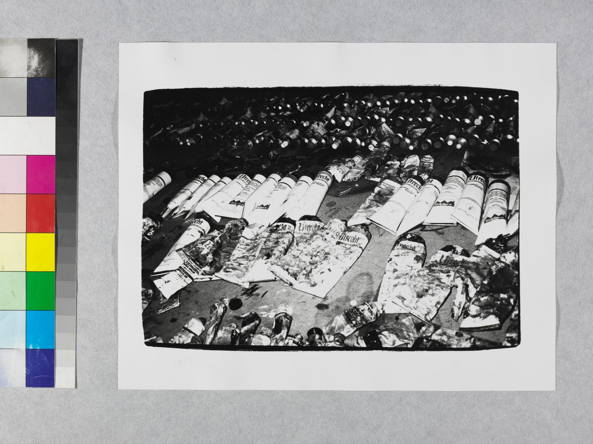 Gelatin silver print of Utrecht Paints by Andy Warhol For Sale 2