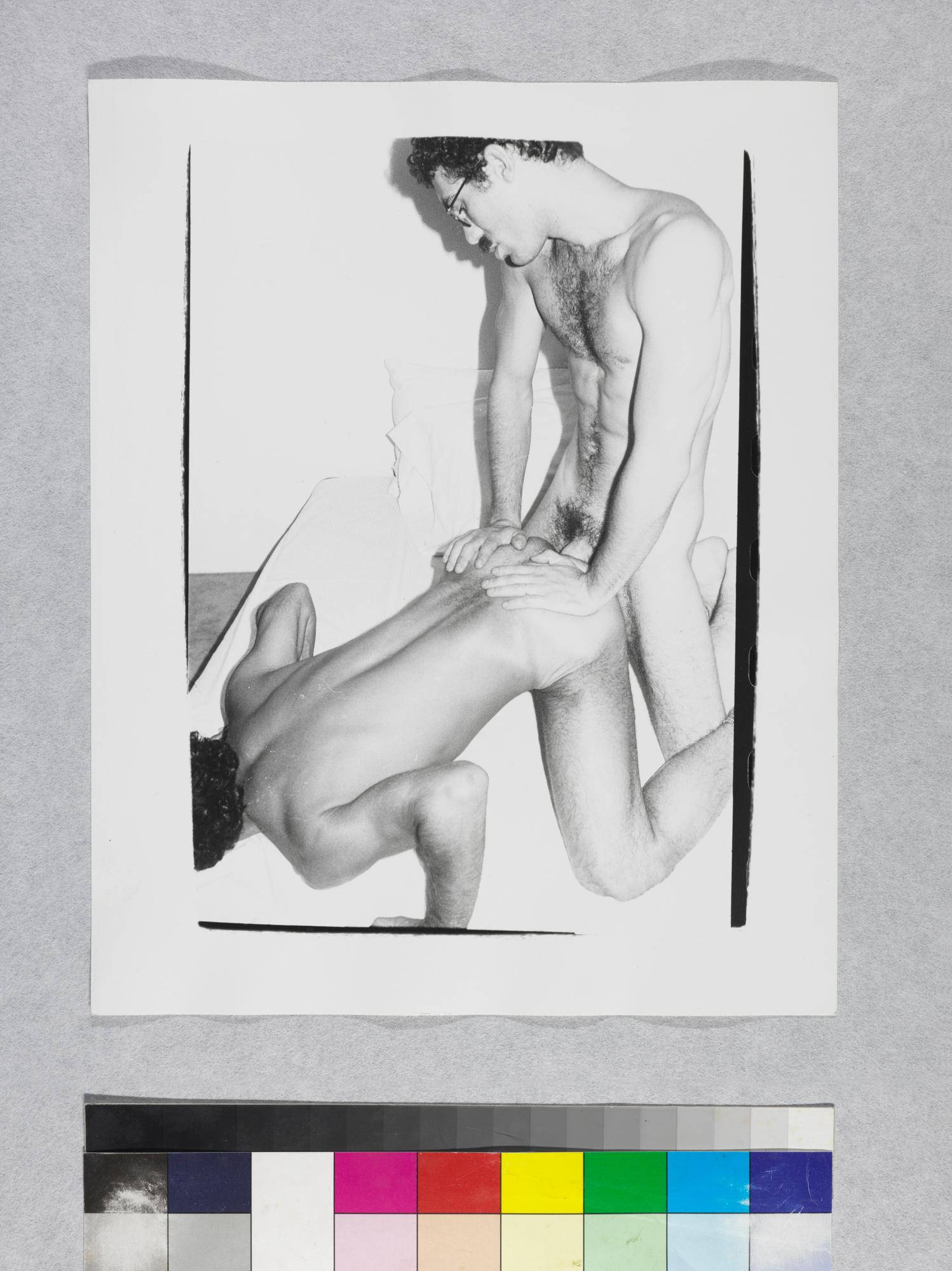 Gelatinesilberdruck von Victor Hugo und männlichem Modell von Andy Warhol im Angebot 2