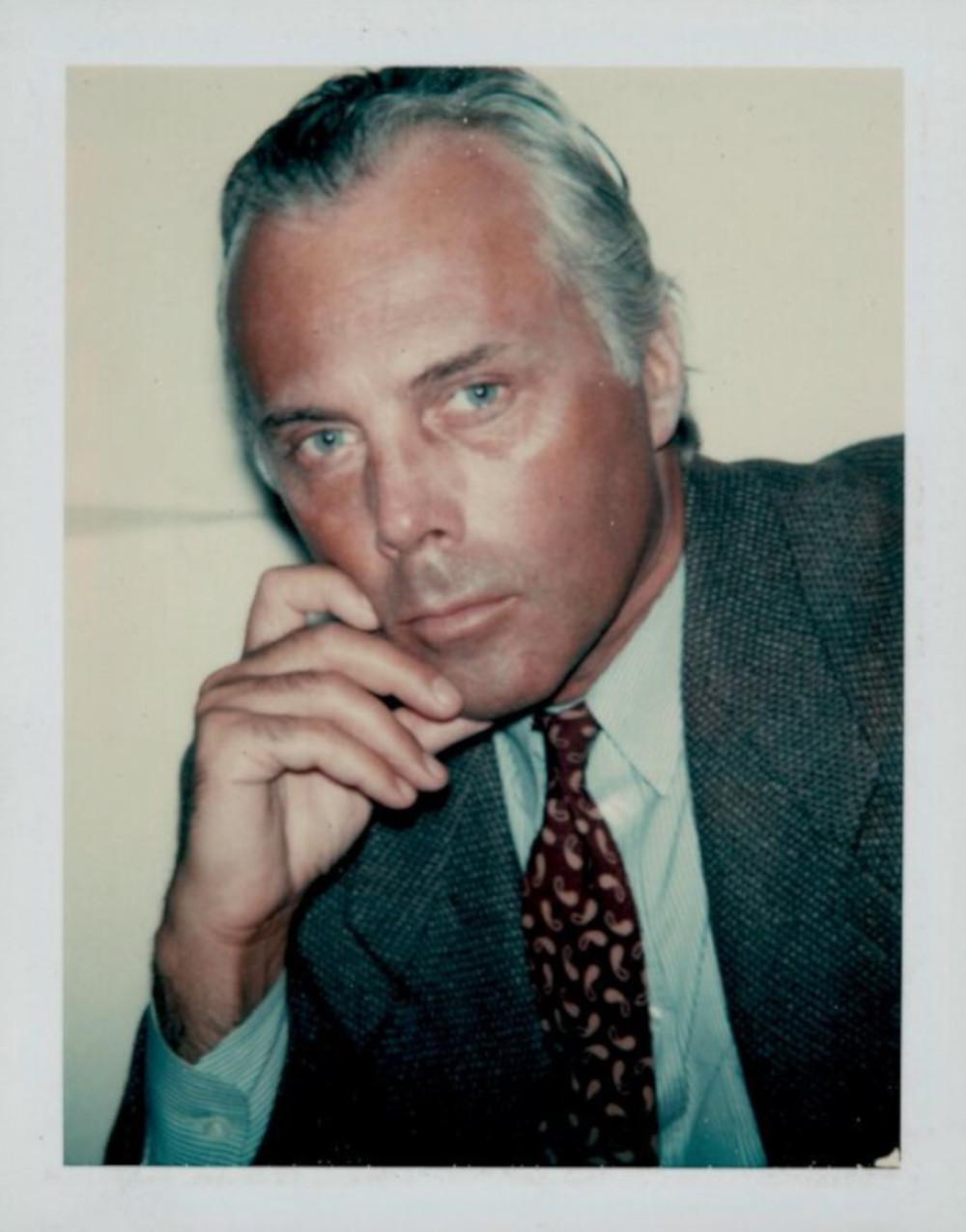 Andy Warhol Portrait Photograph - Giorgio Armani
